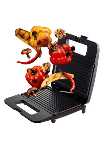 Гриль електричний міні 21.6*12.6см KM-6718 Kamille (371898507)