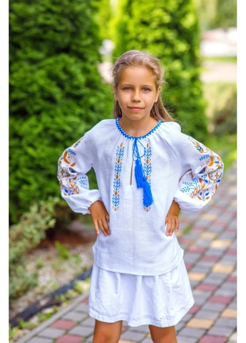 Вишиванка для дівчинки Медова Solovey 8214 (380445543)