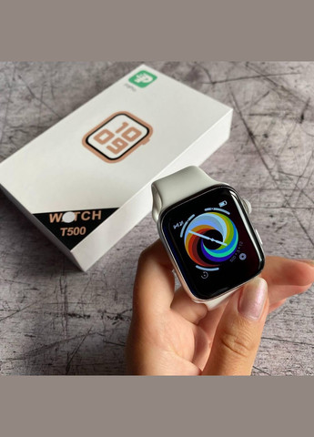 Смарт Часы T500 Smart Watch с переменным ремешком, оповещениями из соцсетей, пульсометром, звонками No Brand (339094660)