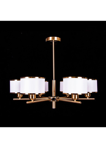 Люстра с абажурами на 6 лампочек 2935/6/copper No Brand (352229859)