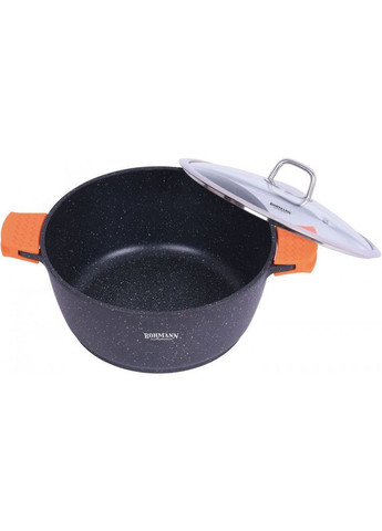 Каструля з антипригарним покриттям BH 7350-32 MRB з подвійним дном з литого алюмінію каструля з кришкою Bohmann (297330978)