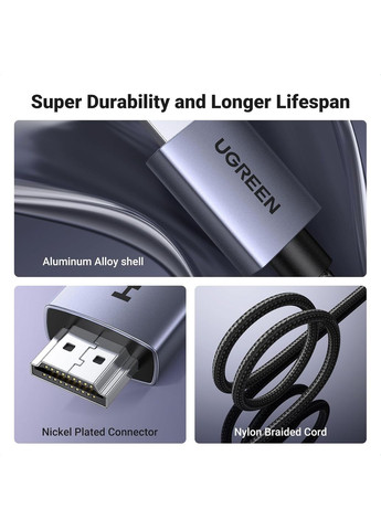 Кабель HDMI 4K Cable 1m (UGR-25297) Ugreen HD153 (369159725)