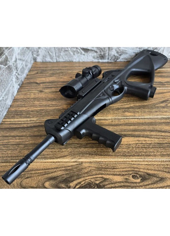 Детская Винтовка Автомат 8901A прицел и фонарик 6 мм Чёрнй Vigor (360544481)