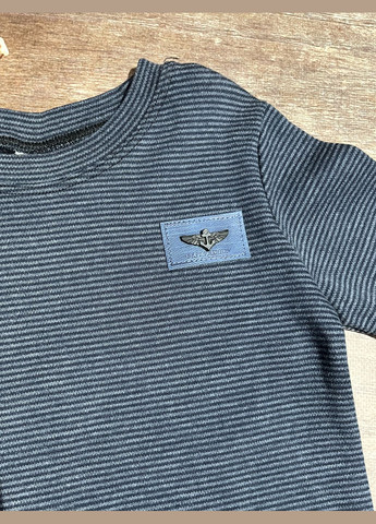 Серо-синий лонгслив Mutti