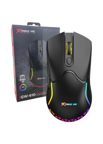 Мишка (GW-610) XTRIKE ME GW-610 Wireless RGB Black (366735032)