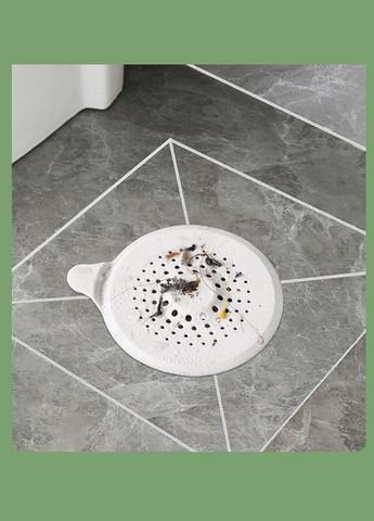 Фильтр для слива душа и ванны круглой форми для улавливания волос и мусора с креплением на присоске No Brand (324834224)