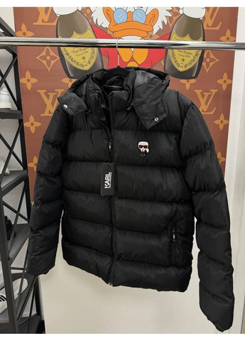 Чорний зимній Пуховик No Brand