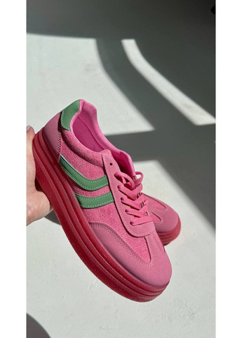 Рожеві стильні кеди Helen