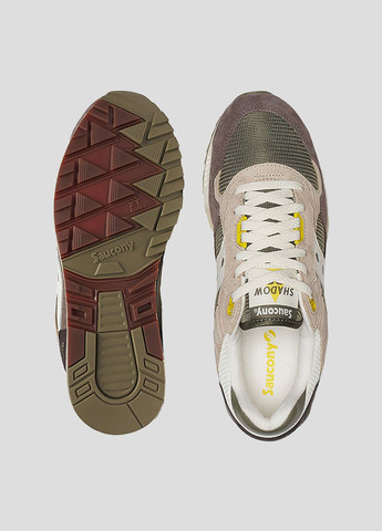 Цветные всесезонные разноцветные кроссовки из замши и текстиля shadow 5000 Saucony