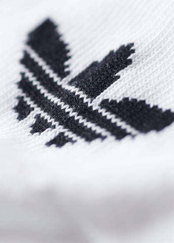 Белые три пары носков trefoil adidas логотипы (369370092)