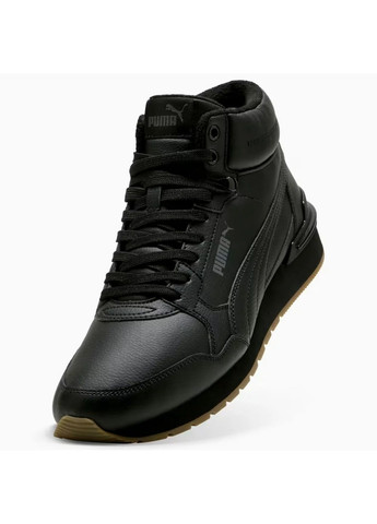 Чорні кросівки чоловічі st runner v4 mid black 402893-02 Puma