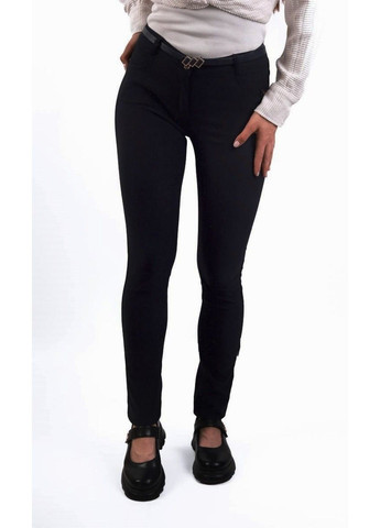 Штани жіночі ремінець чорні BSZZ (311221920)