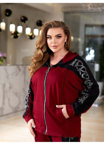 Спортивний костюм жіночий великих розмірів Style Point (349454920)