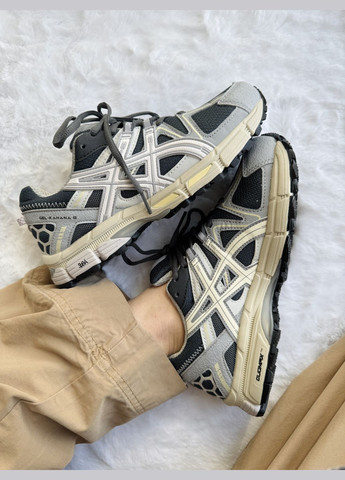 Сірі Осінні кросівки чоловічі і жіночі asics gel-kahana 8 grey | асікс гель-кахана 8 сірі No Brand