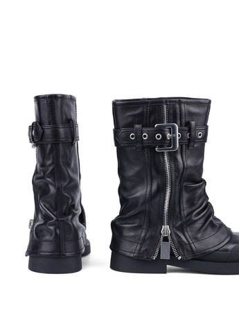 Жіночі Черевики A2460-Z911R Чорний Шкіра MIRATON (304203778)