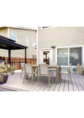 Стіл садовий Vegas 180-220 Бежевий Siesta (372178853)