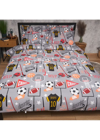 Комплект постельного белья Бязь Gold Люкс Евро 200х220 наволочки 2х40х60 (MS-820008900) Moon&Star Champion’s Rest (356115036)