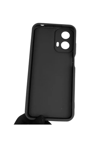 Чохол силіконовий Soft Touch з 3D принтом для E14 чорний (Повний захист камери) Motorola (373670900)