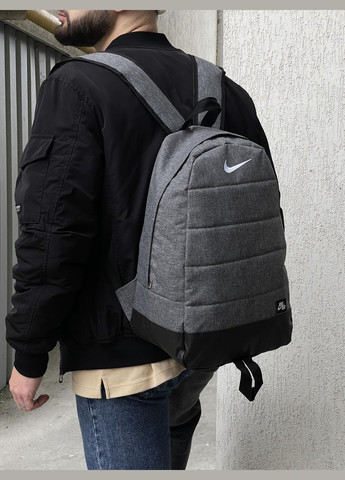 Рюкзак Матрац сірий меланж (біле лого) No Brand (330267536)