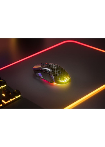 Мишка Aerox 5 Wireless RGB, 18000dpi., 9кн., чорна SteelSeries (390194100)