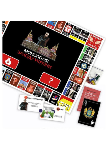 Настольная игра "Монополия Запада Украины" PLR-0040 от 2 до 5 игроков No Brand (330609209)