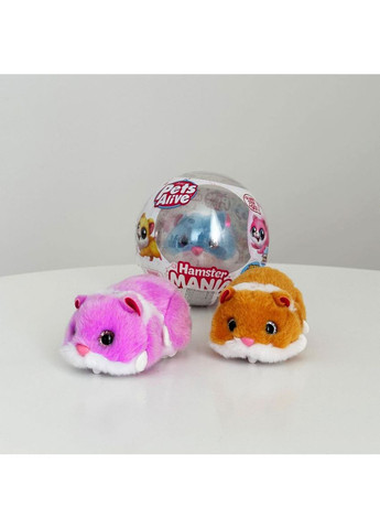 Интерактивная мягкая игрушка – Забавный хомячок (Funny Hamster) – Розовый No Brand (394240529)