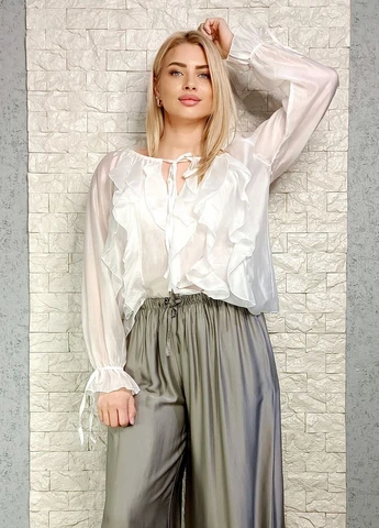 Белая блуза Italy Moda