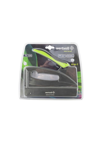 Степлер ресорний GM 4в1 скоба 6-14 мм 11.3х0.7 мм скоба 6-14 мм 10.6х0.7 мм скоба 6-14 мм 10.6х1.2 мм цвях 15 мм (FX-1106) Wertvoll (320576618)