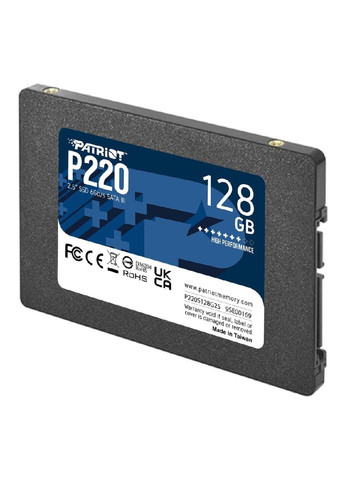 Накопичувач SSD 128GB 2.5" 7mm SATAIII Patriot P220 (345105707)