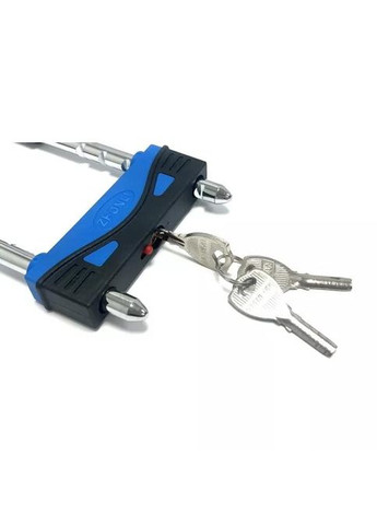 Велосипедний замок U-подібний 2 ключі для захисту велосипеда протиугінний замок 7031U Smart (372460289)