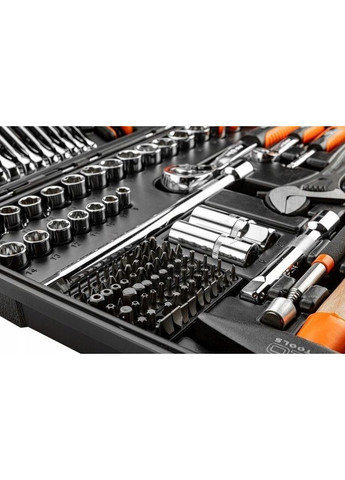 Набір інструментів, 143шт, універсальний, CrV та S2 (08-945) Neo Tools (360426067)