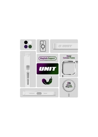 Чохол до мобільного телефона Unit MagSafe Apple iPhone 12 Pro Max Matte Clear Silver (ARM70443) ArmorStandart Unit MagSafe Apple iPhone 12 Pro Max Matte Clear S (326585921)