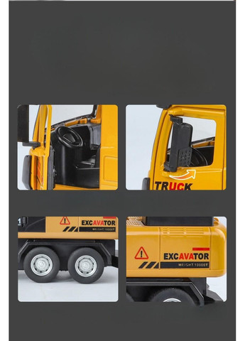 Машинка спецтехніка Екскаватор навантажувач зі світловими та звуковими ефектами 1:30 No Brand (372388575)