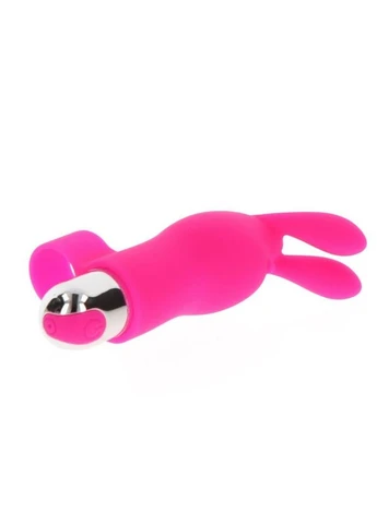Вибратор на палец для клитора в виде кролика Toy Joy Bunny Pleaser Rechargeable розовый No Brand (330617720)