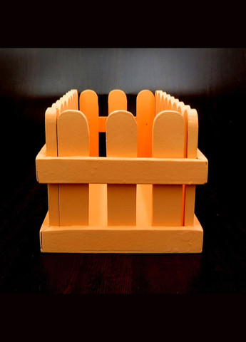 Кашпо из дерева Василёк 16х31 грейпфрут (КАШ-16310254) No Brand (328450523)