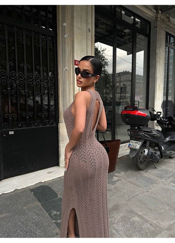 Сукня “Коричнева Елегія Міді” Vital-Textile 2970/Т5 (362210452)