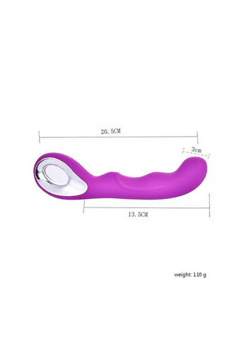 Фіолетовий вібратор для стимуляції точки G USB - Вібратори No Brand (288538930)