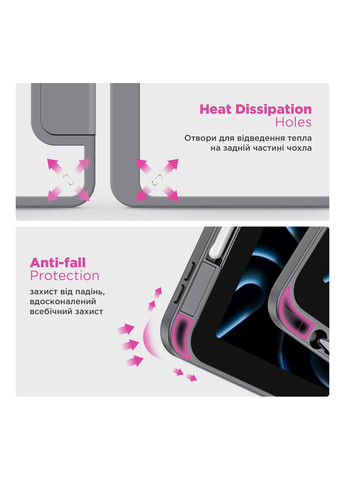 Чехол Y-Type PEN для Samsung Galaxy Tab S9 / S9 FE / S10 FE Gray (ARM85520) ArmorStandart (352474460)