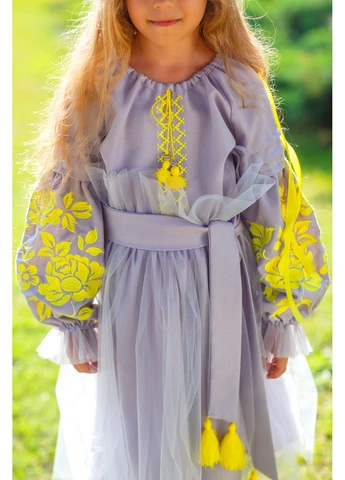 Вишита сукня для дівчинки Весняночка Solovey 8285 (381776240)