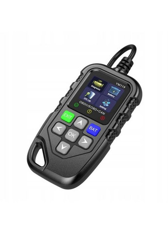 Автосканер OBD2 Diabit YM119 с цветным дисплеем 2.8", диагностический сканер для авто, чтение и сброс ошибок Check Engine ELM (391477046)