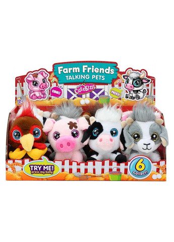 Cutekins тварини на фермі Порося (12 см) Funville (333708306)