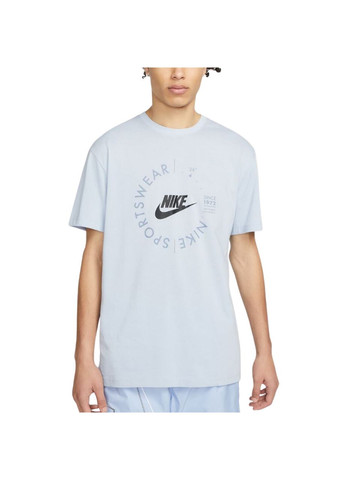 Блакитна футболка m nsw spu ss tee fj5255-412 Nike