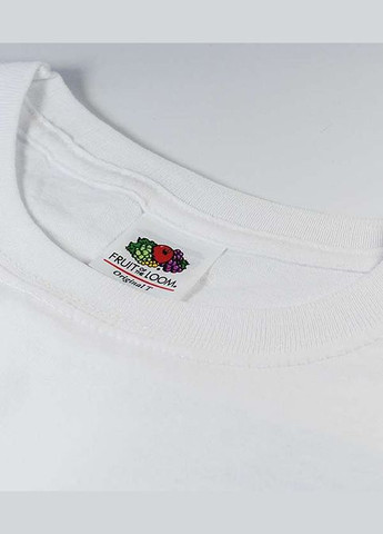 Белая футболка мужская original t белый (0610820303xl) с коротким рукавом Fruit of the Loom