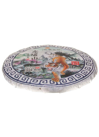 Шен Пу Эр Горная река, заглушающая тигриный рев 2021 г. - млинець, 357 г No Brand (305053888)