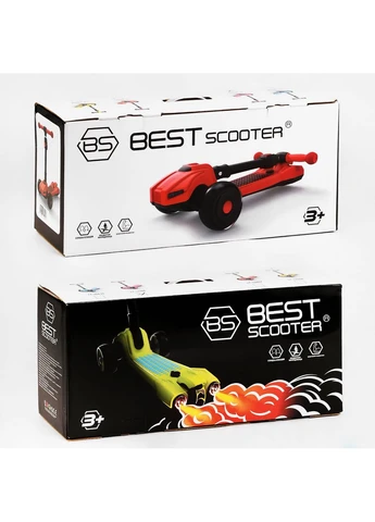 Самокат трехколесный 60х16х67-79 см Best Scooter (289368471)