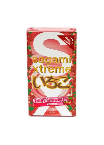 Xtreme Strawberry 0,04мм, 10 шт CherryLove Sagami (293149706)
