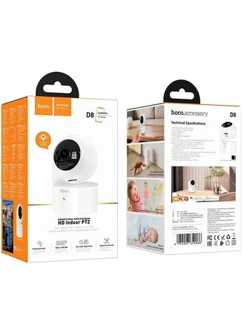 IP-камера для відеоспостереження D8 Indoor PTZ HD (6942007659093) [152982] Hoco (399970860)