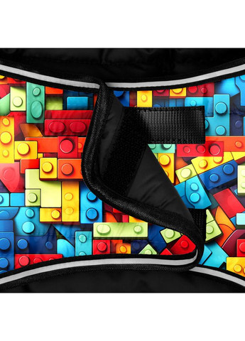 Курточка-накидка для собак Clothes, рисунок "Блоки", А 32 см, B 41-51 см, С 25-35 см WAUDOG (363196985)