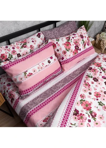 Комплект постельного белья Micro-satin Premium Семейный 143х210х2 наволочки 4х50х70 (MS-820016268) Moon&Star Rose Melody (400231493)