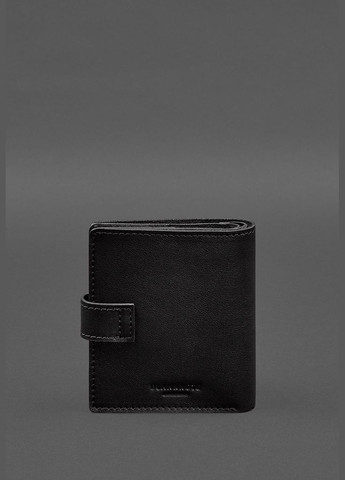 Кожаная обложка-портмоне для военного билета офицера запаса (широкий документ) Чёрная (A-028230) BlankNote (329186838)